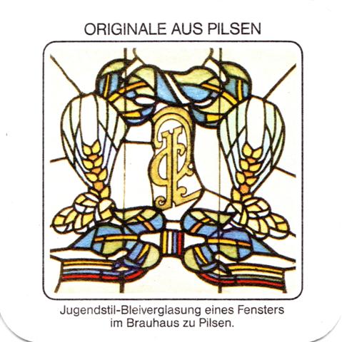 plzen pl-cz urquell orig kamp 1b (quad185-jugendstil bleiverglasung)